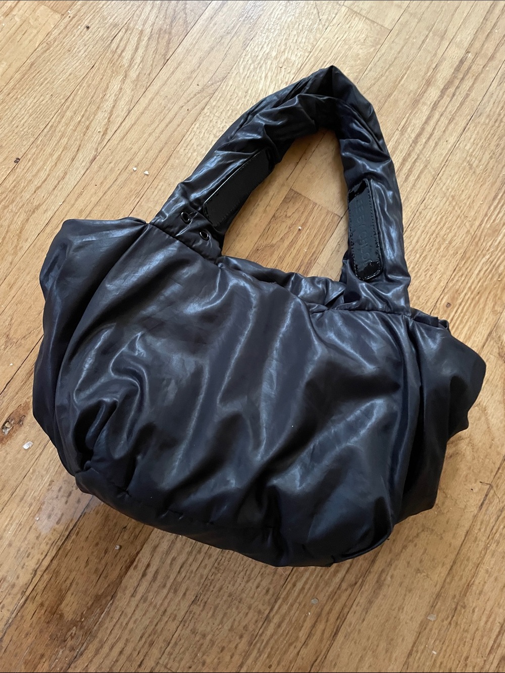 See By Chloe Black Nylon Bag with Gold Accents